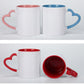 Heart Shaped handle Mug Custom
